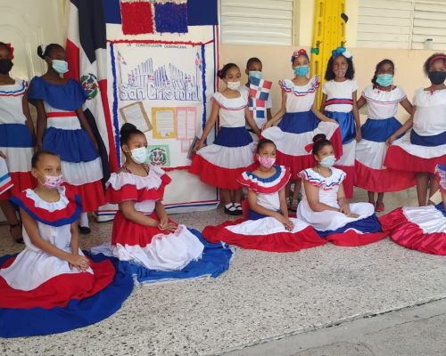 Estudiantes conmemoran el 177 aniversario de la Constitución Dominicana